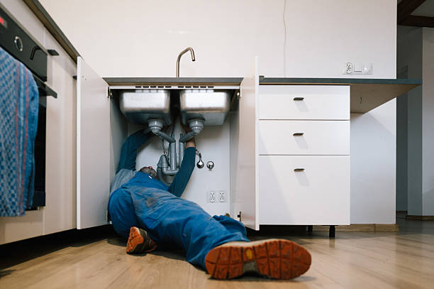Professional Drain Cleaning technician working in Gold Hill, OR